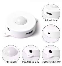 pir motion sensor led light switch with
