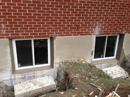 Concrete Basement Window Concrete Wall