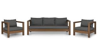 teak wood outdoor sofa set