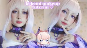 kokomi cosplay makeup tutorial