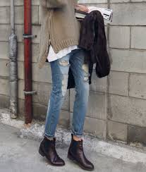 You can pair them with distressed jeans for a casual look, or dark wash jeans for a more formal occasion. Inu No Mimi Fashion Style Winter Outfits