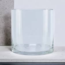 Glass Hurricane Vase 12cm X 12cm Pack