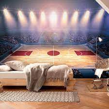 Wall Mural Basketball Court
