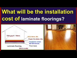 installation cost of laminate flooring