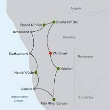 Schiene datei:namibia rail network map. Meiers Weltreisen Facettenreiches Namibia Fur Selbstfahrer Nr 248564