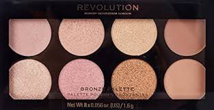 revolution makeup london bronze palette