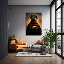 Rottweiler Superhero Poster In