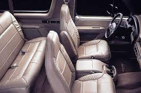 The new bronco's interior has floor holes to drain water and a ton of other useful features. 5th Generation Bronco 1992 1996 The Original Body Style Ford Bronco History