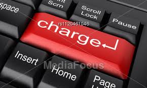 Word Charge On Keyboard Stock Image Rs1120461046