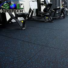 Durable 1mx1m Home Rubber Gym Flooring