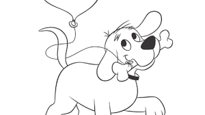 Balloon coloring pages are perfect for getting in the party mood. Clifford And Balloon Coloring Page Kids Pbs Kids For Parents