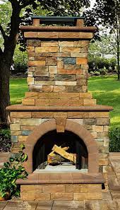fully assembled stone veneer outdoor