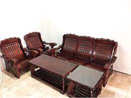 wooden sofa set furniture home