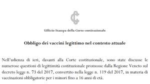 I bambini di una scuola di baone (padova) si vaccinano per proteggere dall'influenza una compagna di classe. Obbligo Vaccini Non E Incostituzionale Vaccinarsi In Puglia
