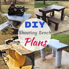10 free diy shooting bench plans