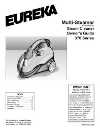 user manual eureka 370 series