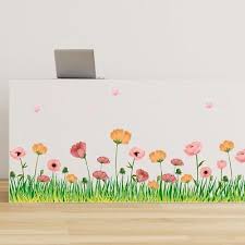 Self Adhesive Wall Art Grass Wall Decal