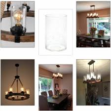 5 Pack Clear Seeded Glass Lamp Shade