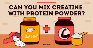 mix creatine with protein powder