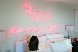 Kendall Jenner Bedroom Neon Light Neon Sign Bedroom Neon