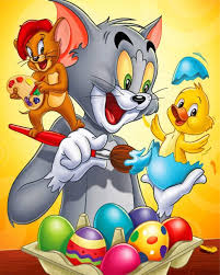 tom and jerry cartoon paint by number