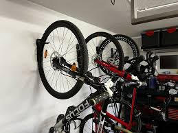 hanging your mountain bike vertically