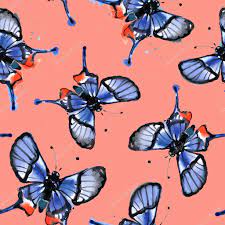 Summer Butterfly Wallpaper Stock Vector ...