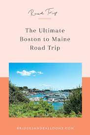 boston to maine road trip itinerary