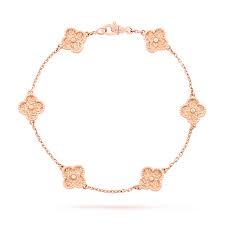 sweet alhambra bracelet 6 motifs 18k