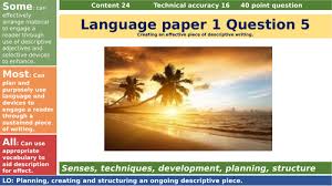 download how to answer paper 1 question 5 english language | hot! Aqa Language Paper 1 Question 5 Creative Descriptive Writing Task Sunset Teaching Resources