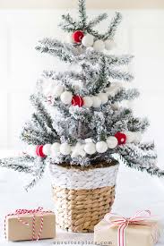 tabletop mini christmas tree