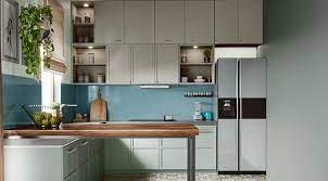 a cool neutral kitchen colour combination