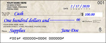 how to write a cheque in 6 simple steps