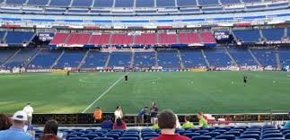 Gillette Stadium Section 109 Home Of New England Patriots
