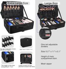 relavel extra large makeup case travel