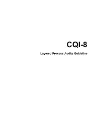 Pdf Cqi 8 Layered Process Audits Guideline Evelyn