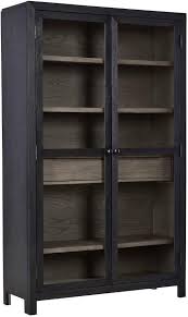 gray tall accent cabinet