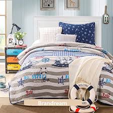 cotton quilted bedspread set 3pcs