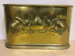 Antique Brass Art Nouveau Tidy Betty