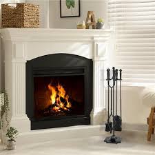 Smile Mart 5 Pieces Fireplace Steel