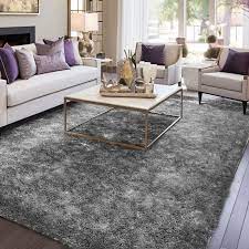 5x7 light gray area rug 1 inch thick