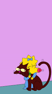The simpsons cat maggie simpson wallpaper resolution: Tumblr Is A Place To Express Yourself Discover Yourself And Bond Over The Stuff You Love It S Where You Maggie Simpson The Simpsons Simpson Wallpaper Iphone