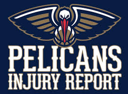 Eight Players Listed On Pelicans Injury Report For Trail