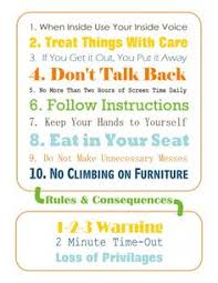 61 Best Consequence Chart Images Kids Behavior Kids