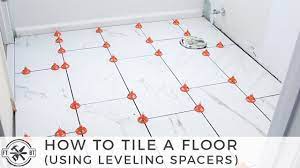 If the tile is 'filled' travertine, as this is, it is normally only filled from the front so that, once installed. How To Tile A Small Bathroom Floor Diy Bath Remodel Youtube