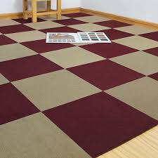 24pcs ribbed flooring carpet tiles l