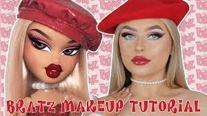 bratz doll halloween makeup tutorial