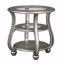 cayne end table silver home