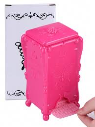 hot pink nail pads dispenser 1pc