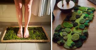 diy moss bath mats and rugs